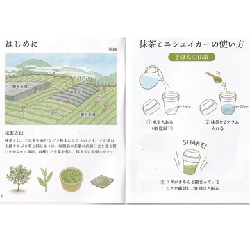 おうち八女抹茶スティックセット（ミニシェイカー付） | ㈱健祥｜Food