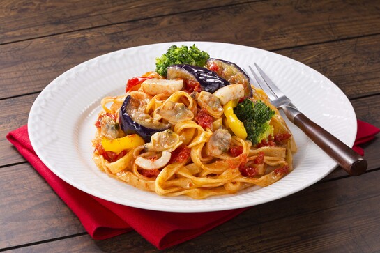 食品サンプル〔まいづる〕　箸上げ海鮮トマトパスタ 食品サンプル〔まいづる〕 箸上げ海鮮トマトパスタ 2025年最新