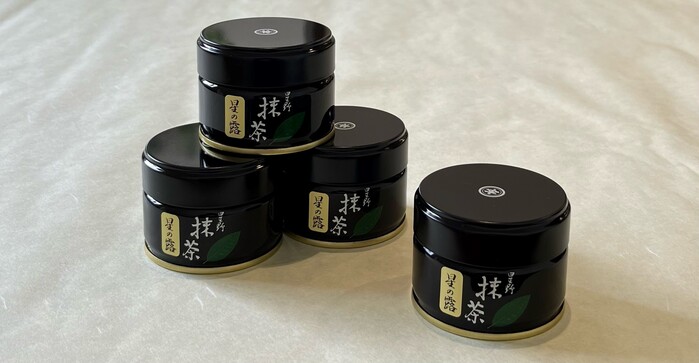 八女の抹茶　20g缶入り　4缶セット 本格八女抹茶 アフォガート（バニラアイス4L + 抹茶缶20g×4
