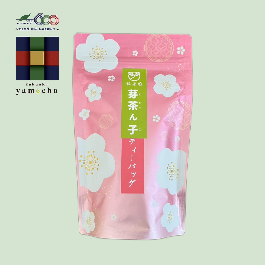 八女茶発祥600年記念 芽茶ん子 ティーバッグ | 銘茶園｜Food Biz