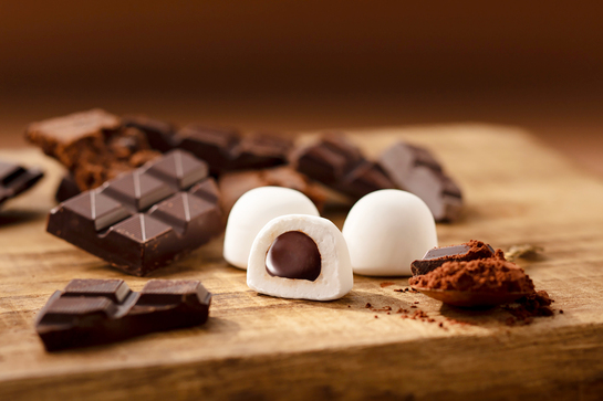 チョコマシュマロ | ㈱石村萬盛堂｜Food Biz Kyushu 食の豊かさ真の価値