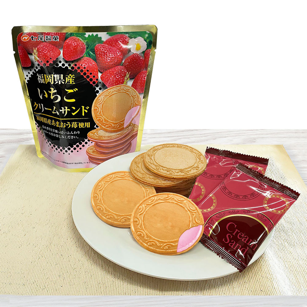 クリームサンドいちご | 株式会社七尾製菓｜Food Biz Kyushu 食