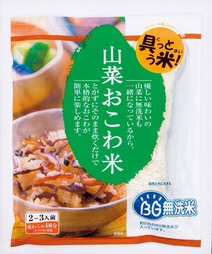 【2024新春福袋】 large_card_山菜おこわ米_2014.1 米・雑穀・粉類