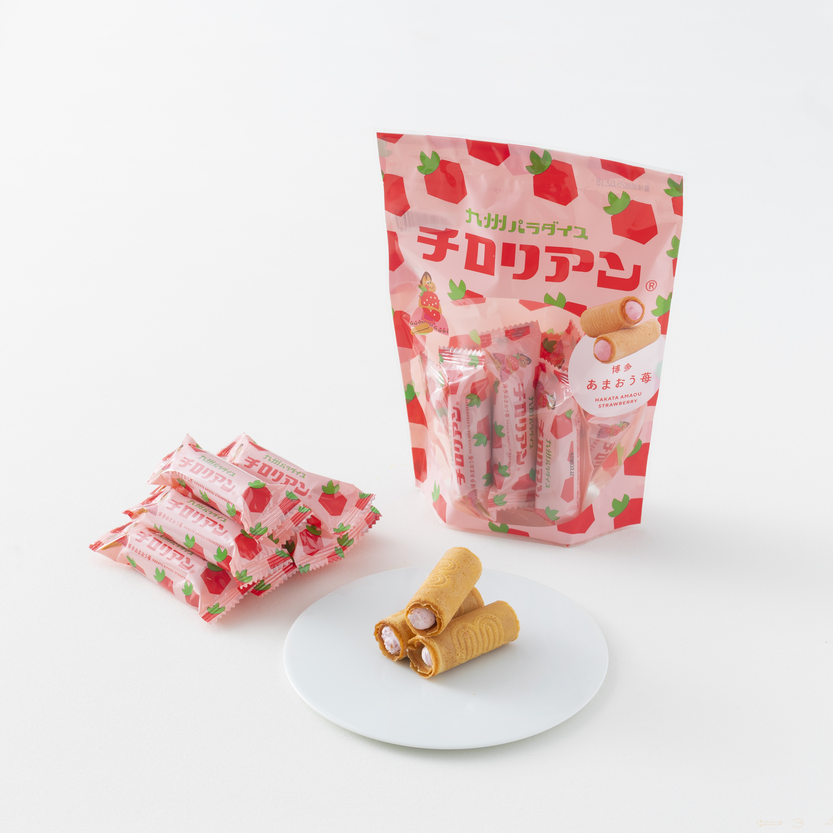 人気提案 博多あまおう苺チロリアン Kyushu Biz 千鳥饅頭総本舗｜Food | 菓子