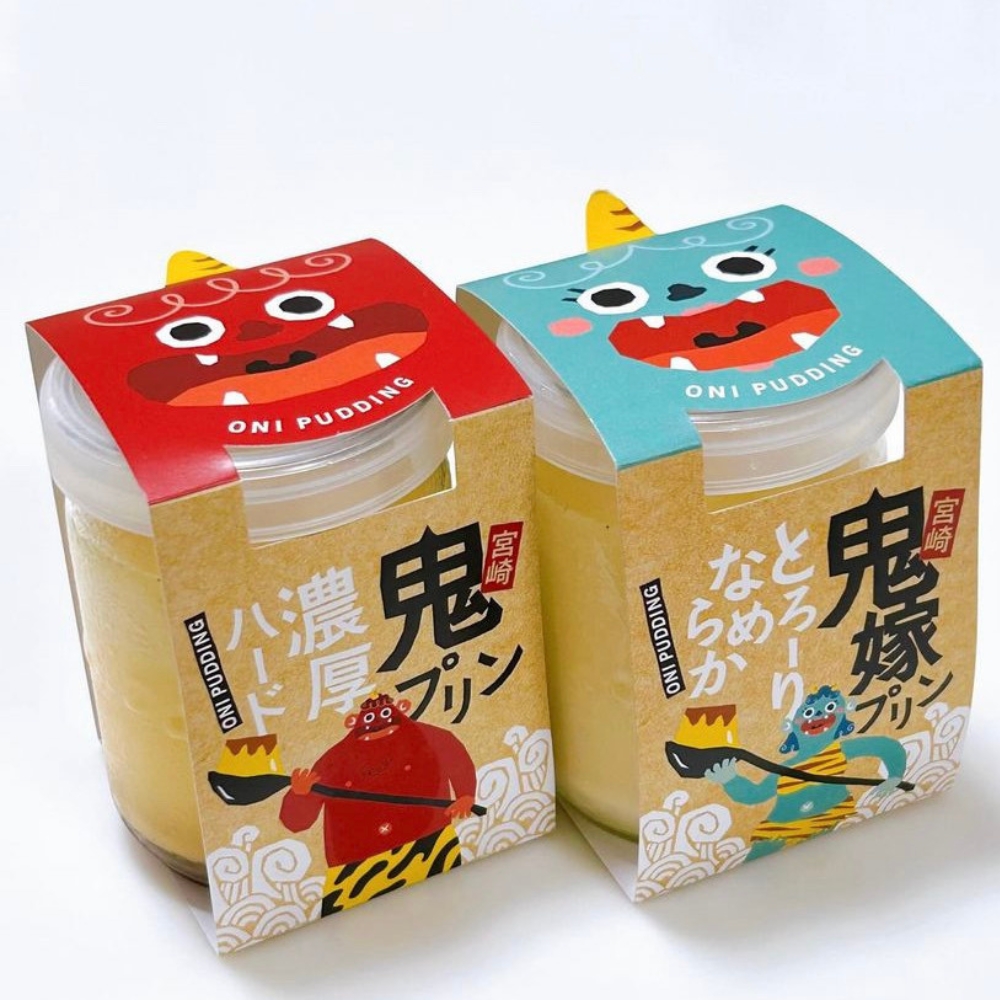 宮崎 鬼プリン／鬼嫁プリン | ㈱日本グルメ市場｜Food Biz Kyushu 食の