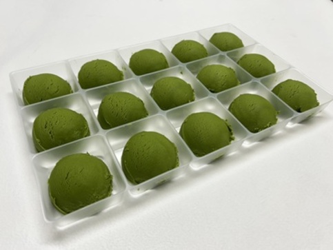 抹茶アイス ポーション | アイス工房モンパリ｜Food Biz Kyushu 食の