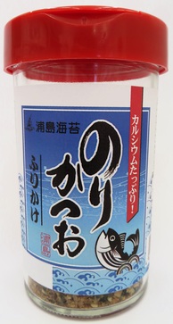瓶入りふりかけ のりかつお | ㈱日本海水（浦島海苔） ｜Food Biz